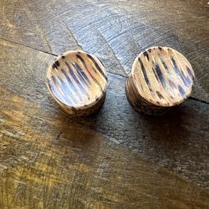 Wood gauges body jewelry